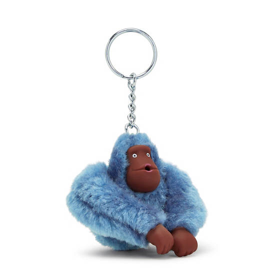 Accesorios Kipling Sven Small Monkey Keychain Azules | MX 2012FD